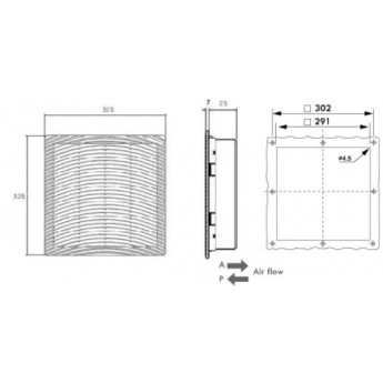 Фильтр REM R-FAN-F-5526-IP54